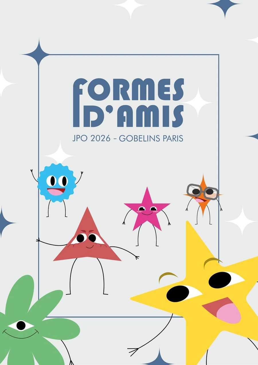 Formes d'Amis — affiche du projet, JPO 2026 Gobelins Paris