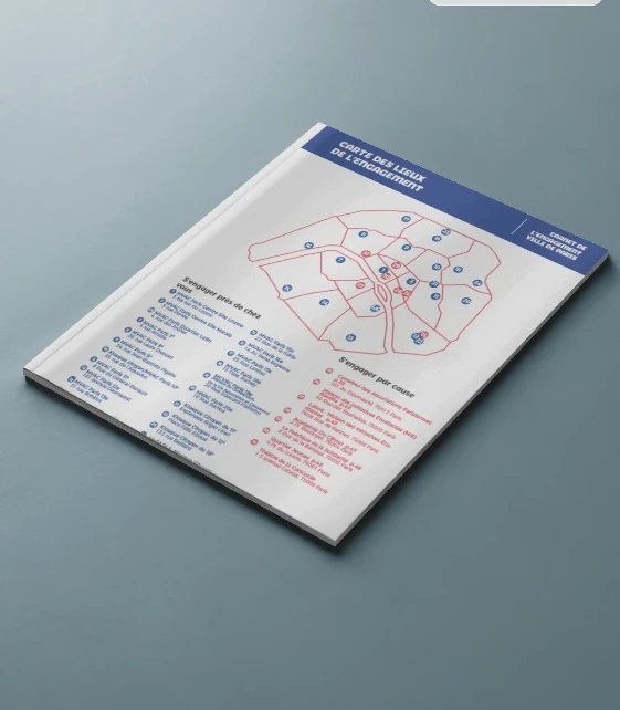 Ville de Paris — carnet de l'engagement, carte des lieux
